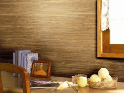 Wood veneer wallpaper