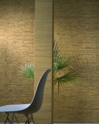 wallpaper based on wood veneer in the interior