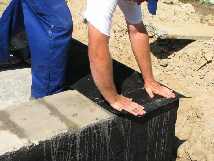 DIY waterproofing the foundation