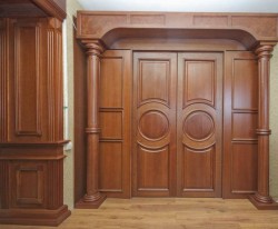 Massief houten deur