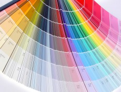 dažų spalvų įvairovė