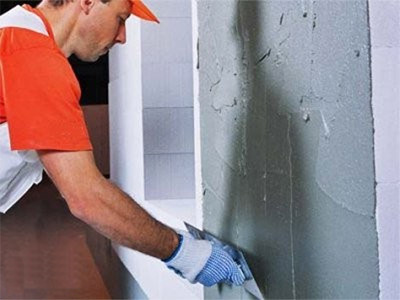 DIY wall plastering