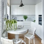 white color for a small kitchen