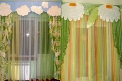 curtains in the nursery