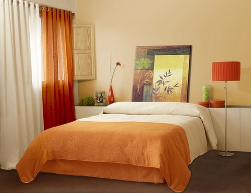 Välj gardiner i sovrummet: typer, färg och design