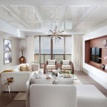 gardiner i vardagsrummet minimalism