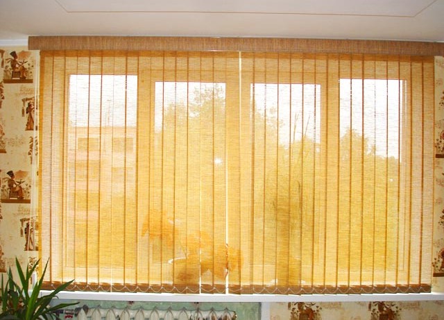 blinds in the kitchen