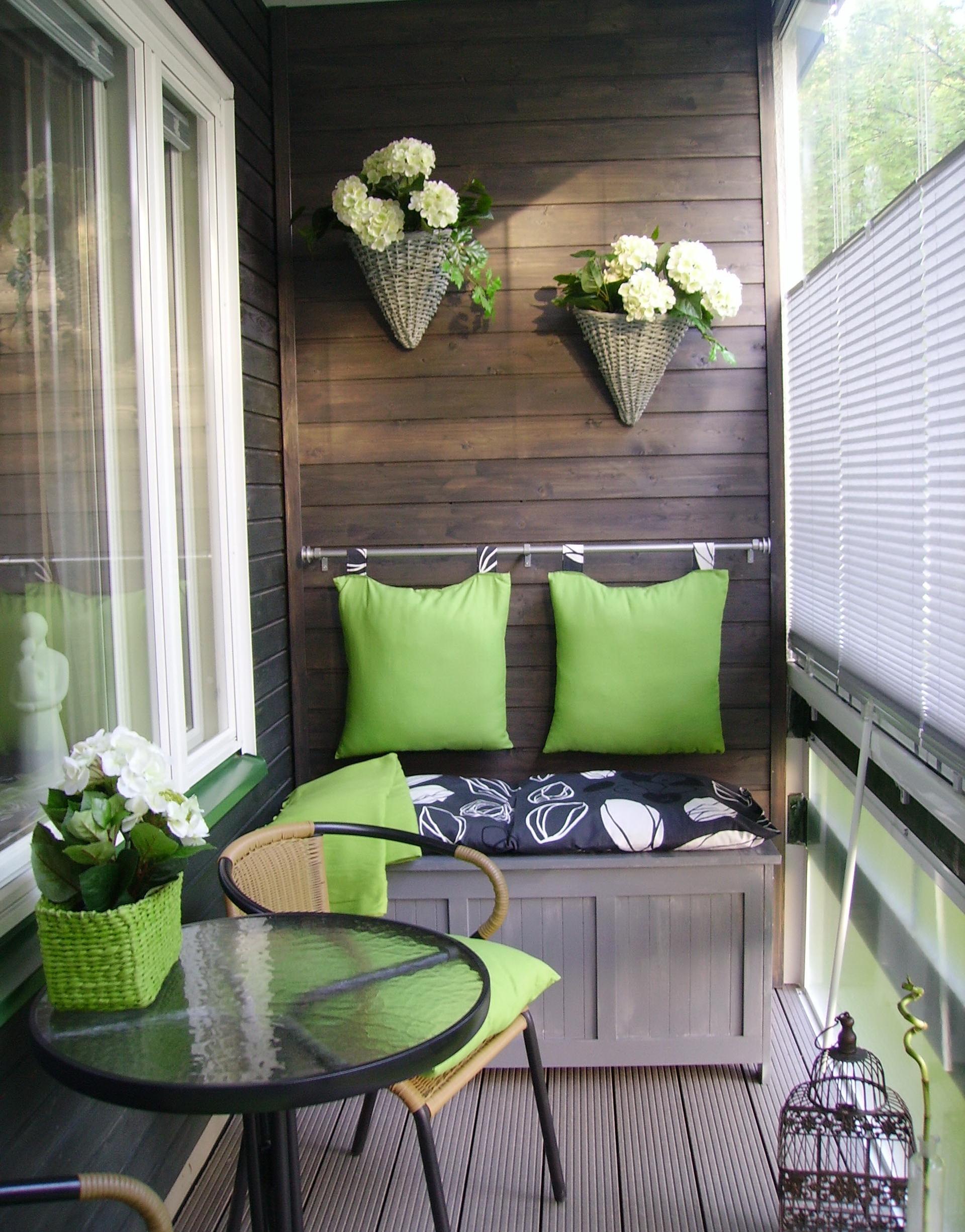 6 design tips for a small loggia with photo