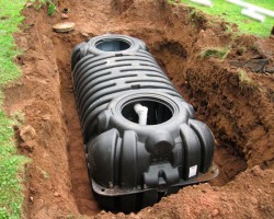 septic tank for giving plastic