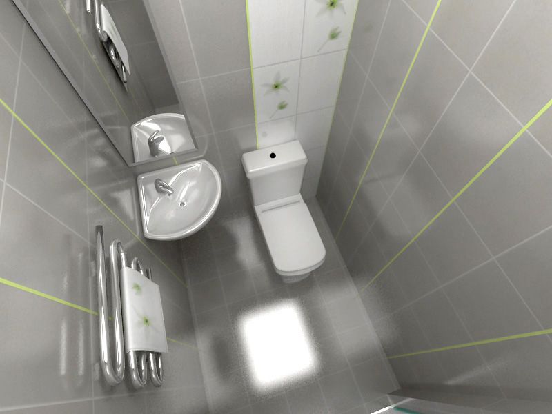 6 ideer til design af et lille toilet + foto