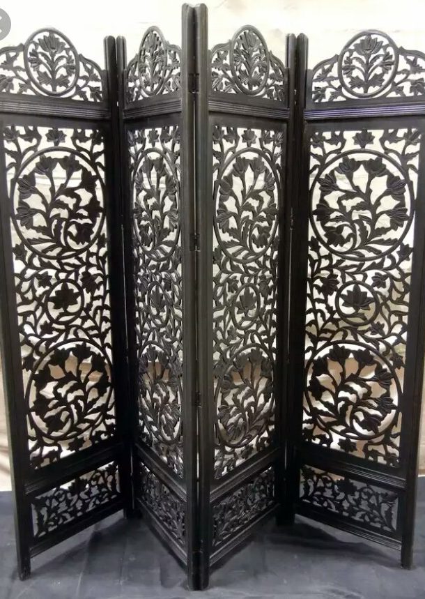 Indian carved screen