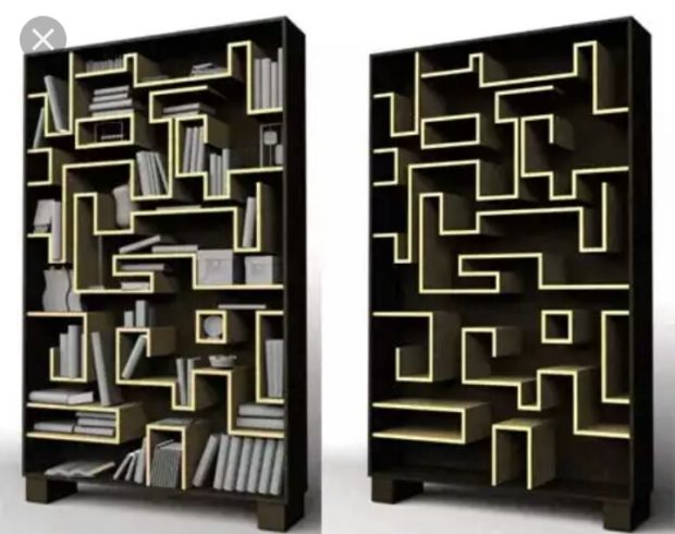 labyrinth shelf