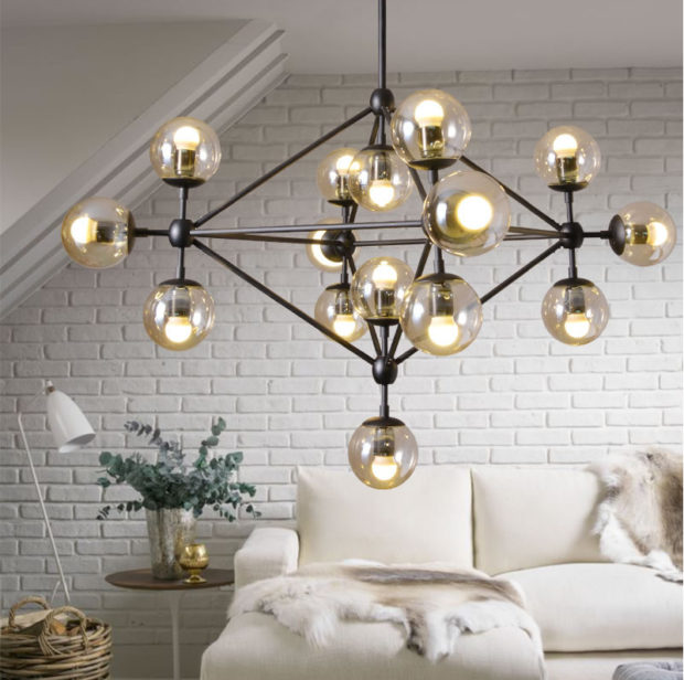 7 tips for choosing a chandelier in the hall, bedroom, kitchen