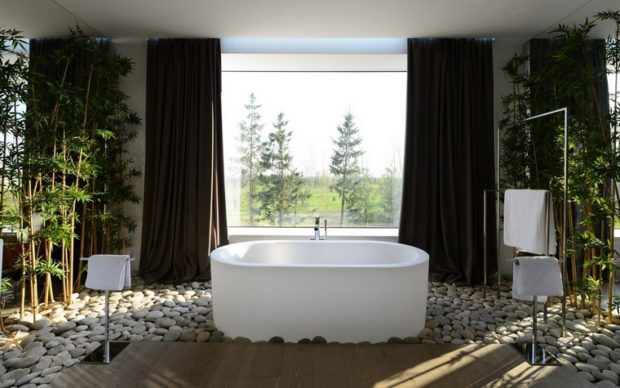 5 tips voor het ontwerpen van een badkamer met een raam + foto