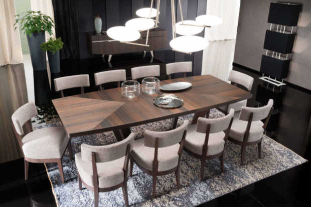 combination of dining table and chairs