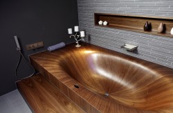احواض الاستحمام الخشبية