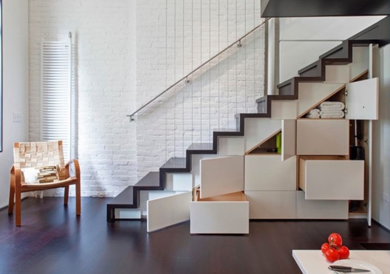 10 tips för att dekorera och belysa en trappa i ett privat hus + foto