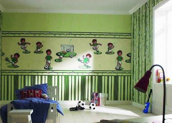 Choose a wallpaper in the nursery: material, color, pattern