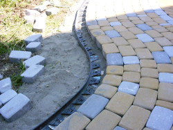 plastic curb for garden paths