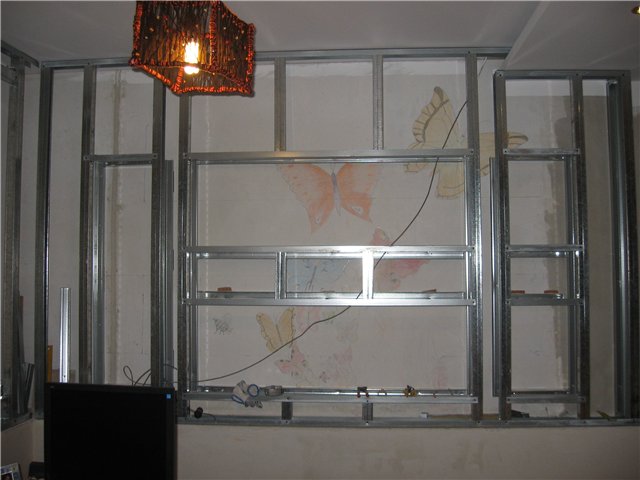 drywall shelves