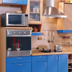 arrangement of equipment in the kitchen