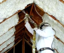 insulation of the garage inside Penoizol