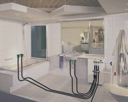 bathroom plumbing installation